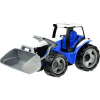 Lena GIGA TRUCKS Tractor with front loader, Traktor, 3 Jahr(e), Kunststoff, Blau, Grau, Weiß