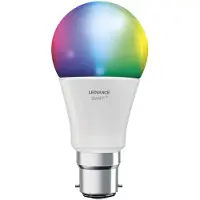 Ledvance Smart+ Lampe mit ZigBee Technologie, 9W, A60, matt, Sockel B22D, Lichtfarbe RGBW einstellbar, 806lm, 1er Pack