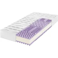 Frankenstolz Thermo KS 7-Zonen Schaumkern Matratze 24 cm für Frierer : Größe - 80x200 cm, Härtegrad - H2