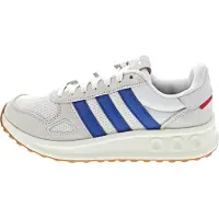 Adidas Sneaker SPORTSWEAR "RUN 84", Herren, Gr. 42,5, weiß (cloud weiß, royal blau, grau one), Leder, Synthetik, Textil, Schuhe Sneaker, inspiriert vom Design des LA Trainer
