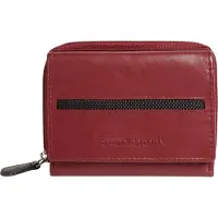 Bruno Banani Geldbörse , Damen, rot, Leder, leicht glänzend, unifarben, Kleinlederwaren Geldbörse, echt Leder