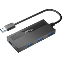 Equip 4-Port-USB 3.0-Hub und Adapter für USB-C, USB 3.2 Gen 1 (3.1 Gen 1) Type-A, USB 3.2 Gen 1 (3.1 Gen 1) Type-A, 5000 Mbit/s, Schwarz, China, CE, RoHS