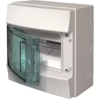Striebel & John M65W108TN1 Stromkreisverteiler, Aufputz, 1x08 Platzeinheiten 1SLM006500S1211