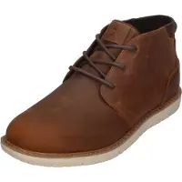 Toms Navi Boot Herren Chukka Boot, Topasbraunes, wasserabweisendes Leder, 45 EU