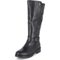 Rieker Damenschuhe Stiefel Gefüttert Schaftstiefel Schwarz Freizeit
