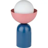 Osram Tischleuchte Decor Bowl, blau/pink, Stahl, E14