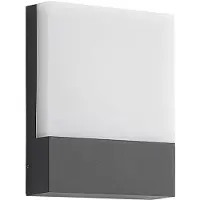LINDBY Vanira LED-Wandleuchte für außen, eckig
