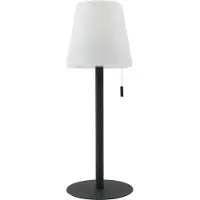 LINDBY LED-Akkulampe Azalea schwarz Alu CCT höhenverstellbar