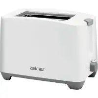 Zelmer ZTS7386, 2 Scheibe(n), Weiß, Kunststoff, Drehregler, 750 W