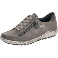 Remonte Damen Sneaker Komfort weiche lose Einlage & Reißverschluss R1402_1, Größe:40 EU, Farbe:Grau
