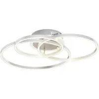 LINDBY Smart LED-Deckenleuchte Tula, Fernbedienung, Tuya CCT
