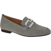Gabor Damenschuhe Halbschuhe Slipper Grau Freizeit