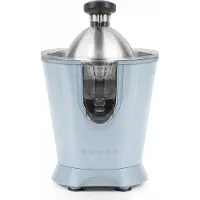 Sweiss Elektrische Zitruspresse ZEST6, tropffreier Ausgießer, leistungsstarker Gelenkarm, 160 W, Blau