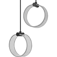 Osram LED-Hängeleuchte Decor Circle, 2-fl., CCT, schwarz