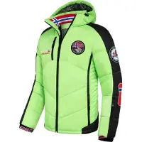 Nebulus Skijacke FORCE Herren, Outdoorjacken , Funktionsjacke , P4966 - Herren, schwarz-lime, S