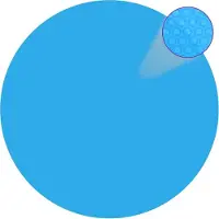 Syfax Solar Poolabdeckung 488 x 488 cm 0,1 mm Rund 0,1 mm PE Blau