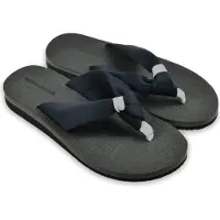 Brasileras Damen Zehensandalen mit rutschfester Sohle bequem schuhe strand/schwimmbad/stadt navy blau 36 EU - UBUDO