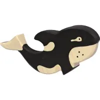 Sonstige Verlage Holztiger Holz-Orca Spielfigur - nachhaltiges Spielzeug