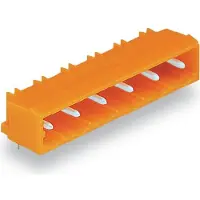 Wago 231-964/001-000 THT-Stiftleiste,Lötstift 1,2 x 1,2 mm,abgewinkelt,orange 231964001000 - 100 Stück