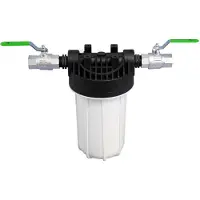 Prime Inventions Einstufiger Haus- & Brunnenfilter inkl. Filterpatrone 10" Zoll Eisenfilter Pentek