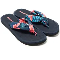 Brasileras Damen Zehensandalen mit rutschfester Sohle bequem schuhe strand/schwimmbad/stadt fuchsie 39 EU - UBHIS