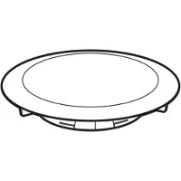 Geberit 150265111 Ablaufdeckel, d90 für DW-Ablauf