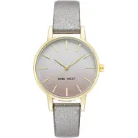 Nine west Uhr NW/2512GPGY Damen Goldfarben