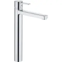 Kludi ZENTA Waschschüssel-Einhandmischer, Auslaufhöhe 260mm, ohne Ablaufgarnitur, chrom, 382570575