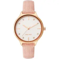 Nine west Uhr NW/2556RGPK Damen Goldfarben