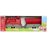 BIG Power Worker Mini Zug mit Wagon, Zug, 2 Jahr(e), Kunststoff, Rot