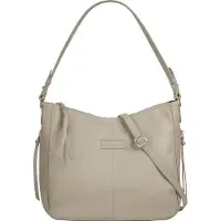 Bruno Banani Shopper "Damen echt Leder", Damen, Gr. B/H/T: 35cm x 28cm x 13cm onesize, beige, Leder, leicht glänzend, unifarben, Taschen Shopper, echt Leder