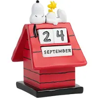 Grupo Erik GPE28080 - Peanuts 3D Ewiger Kalender Snoopy Hundehütte - Neu