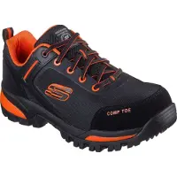 SKECHERS Sicherheitsschuhe 200188EC-BKOR Pending schwarz/rot Größe