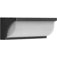 LUCANDE LED Aussenwandleuchte Aune , schwarz, Aluminium, Modern, LED Wandleuchte außen