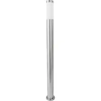 Grafner XL Edelstahl Wegeleuchte mit E27 Fassung, Höhe: 100 cm, Wegleuchte Weglampe Gartenlampe Gartenleuchte Standlampe Außenstandleuchte Pollerleuchte