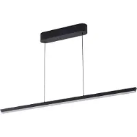 LUCANDE LED-Hängelampe Solvar, 117 cm, schwarz, CCT, dimmbar