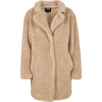 Urban Classics Ladies - OVERSIZED SHERPA Mantel sand - XL