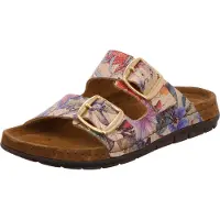 Rohde Pantolette "Rodigo" Sommerschuh, Schlappen mit Softfußbett und Keilabsatz