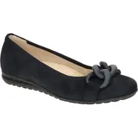 Gabor 82.625 Ballerinas - Damen Halbschuhe - Slipper blau Freizeit NEU