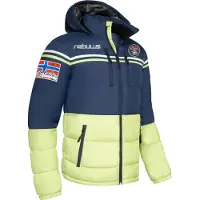 Nebulus Skijacke BLOCKY Herren, Outdoorjacken , Funktionsjacke , P5021 - Herren, navy-lime, L