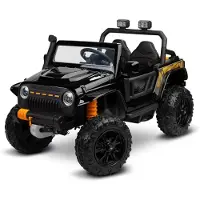 Toyz RINGO Batteriebetriebenes Elektroauto für Kinder von 3-8 Jahren - Schwarz