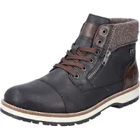 Rieker Herrenschuhe Warmfutter Schnürstiefel Schwarz Freizeit