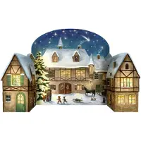 Sonstige Verlage Adventskalender "Weihnachtsabend im Dorf"