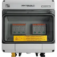Doktorvolt Solar Anschlusskasten PV DC 1000V T1 T2 40kA 2-Strings 4mm Connector DV-4579-FOT