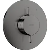 Hansgrohe AXOR One Mischer Unterputzmodell für 1 Verbraucher, 48615330, Farbe: Polished Black Chrome