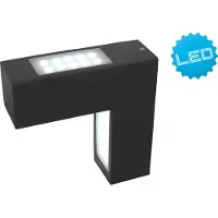 Näve LED Außen Wandleuchten - Aluminum; Kunststoff - anthrazit; opal; 1163197