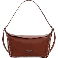 Desigual Umhängetasche Schultertasche Munich Trama Camel Braun Leder