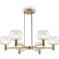 Maytoni Vision Pendelleuchte, Hängeleuchte 6x E14 Gold-Farbe