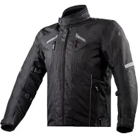 LS2 Helmets LS2 Serra Evo wasserdichte Motorrad Textiljacke, schwarz, L