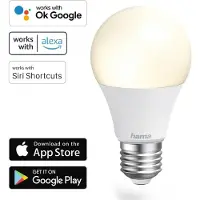 Hama 00176584, 10 W, E27, 806 lm, 25000 h, Tageslicht, Warmweiß